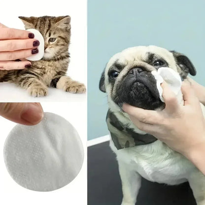 Pet Eye Cleaning Wipes – Gentle Tear Stain Cleaner for Dogs & Cats | 200 Wipes